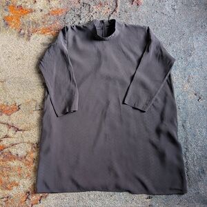 COS Modal Gray 3/4 Sleeve Mini  Dress